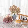 Ramo de Flores Estrella Humo Azul Flores Artificiales Fabricante Flores Falsas Plantas Verdes Venta al por Mayor Decoración de Bodas Manualidades Estilo Ins