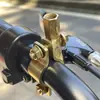 Soporte de Base Reflectante para Dosel de Lluvia de Hierro Universal para Vehículo Eléctrico Accesorios de Base de Fijación de Espejo Retrovisor de Motocicleta