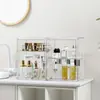 Caja de Almacenamiento de Pan Más Vendida de Amazon, Gabinete Transparente de Almacenamiento para Cosméticos, Caja de Exhibición de Figura Labubu, Venta al por Mayor del Fabricante