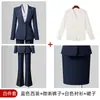 Conjunto de Traje para Mujer con Chaqueta de Manga Larga, Camisa, Pantalones y Falda Conjunto de Cuatro Piezas para Primavera, Otoño e Invierno Ropa Profesional Transfronteriza Conjunto de Traje para Mujer