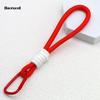 Cordón para teléfono móvil con colgante de malla de Buda, pequeño compañero, cordón tejido con nudo a juego, cordón de peluche para llavero, cordón antipérdida