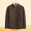 Chaqueta de Invierno para Hombre, Estilo Nuevo, Protección contra el Frío, para Hombres de Mediana Edad y Mayores, Papá, Chaqueta de Algodón, Engrosada con Terciopelo, Holgada, Talla Grande, Ropa Exterior, Chaqueta Acolchada de Algodón, Abrigo
