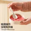 Disi Preparo e Embalagem de Refeições Caixa Conservadora Fresca Molde para Hambúrguer de Carne Silicone de Grau Alimentício Geladeira Caixa para Alimentos Refrigerados de Carne