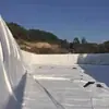 Aterro de regularização de rio geotêxtil composto lago artificial geotêxtil anti-infiltração aquicultura um dois tecido um filme