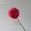 Flores Florecientes en Tonos Rojo Rosa, Flores Artificiales de Seda, Ramilletes de Mano, Decoraciones para Escenas de Boda, Arreglos Florales