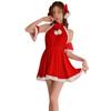 Uniforme de Conejita Navideña Sexy Nuevo 2025, Lencería Sexy, Atuendo Seductor de Pasión, Bata de Batalla de Año Nuevo, Bata Exterior Corta
