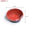 Sanze Caliente 350/500/550/700/1000ml Tazón para Llevar de Plástico para Arroz y Sopa, Apto para Microondas