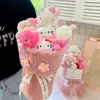 Graduación Día del Maestro Gatito Kt Gato Peluche Juguete Ramo Creativo y Práctico para Jardín de Infancia, Eventos de Supermercado, Cumpleaños