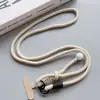 Cordón Largo Nuevo para Teléfono Dopamine con Correa Gruesa de Colores, Portatarjetas, Llavero de Perlas Cruzado, Accesorio Resistente Ajustable Antiperdida
