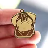 1 Pieza Collar de Perro Pug Lindo para Mujer Joyería de Acero Inoxidable Colgante de Animal Lindo Accesorios de Joyería DIY