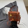 Bolsa Texket de Nicho de Cor Contrastante Bolsa Pequena Feminina 2025 Nova Moda Moderna All-match Casual Bolsa de Ombro Crossbody
