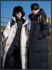 Abrigo de Algodón Unisex con Capucha de Longitud Media por Encima de la Rodilla, Estilo Nuevo Invierno 2026, Holgado y Engrosado para Calidez, Chaqueta de Pareja
