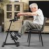 Entrenador de rehabilitación de extremidades superiores e inferiores hemiplejia ancianos hogar entrenamiento de rehabilitación de fuerza de manos y piernas bicicleta de ejercicio con pedales