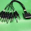 Pino macho DB25 PARA 10 microfones plugue macho 6.5 cabo de controle cabo adaptador Cabo Multimídia instrumento musical