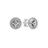 Aretes de Abanico de Plata Esterlina S925 Panjia Aretes Brillantes de la Serie Flor Margarita Estilo Lazo Aretes de Moda Elegantes Aretes