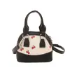 Bolso de Mano de Cereza Estilo Nuevo Verano 2026 Bolso de Moda Gran Capacidad Lindo Bolso de Hombro tipo concha para Viajes