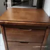 Mesita de noche de madera maciza de nogal mini 40, armario de almacenamiento de estilo chino moderno y simple, armario de almacenamiento de mesita de noche para dormitorio, completamente ensamblado