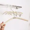 Perchas para Ropa de Niños, Acrílico Blanco Leche Cuerda de Algodón Plástico Antideslizante Perchas para Ropa de Niños, Perchas para Pantalones al por Mayor