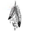 Pegatinas de Tatuaje Pequeñas Frescas Impermeables Nuevas Transfronterizas en Varios Colores, Dragón, Tigre, León, Flores, Se Pueden Combinar de Cualquier Manera