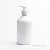 Botella de Plástico con Bomba de Presión de 500ml para Loción, Cuello Fino de 28mm, Botella Vacía de Champú para DIY, Material de Empaque Cosmético de Plástico PET