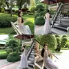 Vestido de Verano a Rayas Estilo Francés con Cuello en V y Tirantes de Corbata para Mujer, Puro y Atractivo Temperamento, Impresionante Vestido Largo de Línea A con Escote Halter que Ceñe la Cintura