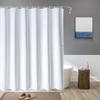 Cortina de Ducha con Borla a Cuadros de Poliéster y Lino de 7.5cm para el Hogar, Baño, Cortina de Partición a Cuadros, Cortina de Ducha Impermeable, Venta al Por Mayor