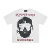 Erd Melancolia Rico Vintage Lavado Estampa Rachada Quadrinhos Waffle Unissex Manga Longa Camiseta Camada Base Tendência