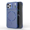 Adequado para Apple iPhone 12 Pro Max, capa de telefone com suporte de fibra de carbono sem bordas, capa de telefone magnética para Apple 12