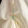 Gemelos Estilo Antiguo Dinastía Han, Artefactos para Mangas Dinastía Han con Cuentas de Vidrio, Ropa Nueva Chinoiserie para Viajes Diarios, Accesorios con Hebilla Magnética