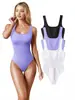 Comercio Exterior Transfronterizo Europeo y Americano Amazon Body Ajustado sin Mangas de Cuello Redondo Estilo Camiseta sin Mangas para Mujer Sexy Ajustado