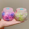 Elásticos de Cabelo Infantis para Meninas, Elásticos Coloridos e Fofos para Rabos de Cavalo, Tranças e Coques