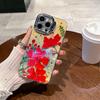 Funda para iPhone 16 con Flor de Luz Azul Japonesa y Coreana para Apple 14Pro Max Soporte para Lente 15Pro Cobertura Total