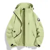 Chaqueta de una sola capa para exteriores para hombre y mujer, nueva para el otoño de 2026, impermeable y a prueba de viento, abrigo para parejas