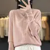 Cardigã de tricô redondo de manga comprida estilo francês para mulheres, casaco curto, suéter com design simples e estiloso, peça externa versátil, novo