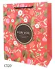 1#XL bolsa de papel de corda simples e fashion bolsa de presente para roupas cosméticos bolsa de corda portátil bolsa para compras de feriado