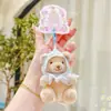Urso Bella Primeira Geração Urso Bella Série Pijama Sonhos Doces Chaveiro Brinquedo de Pelúcia Oficial Atacado