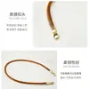 Accesorios para bolsos Hengjiang correa cruzada de un solo hombro cuerda de cuero de vaca redonda de 8 mm hebilla de metal correa de bolso correa de muñeca