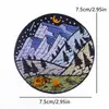 Tianyino Cross-Border Especializada em Patches Bordados para Aventura na Montanha, Patches Adesivos Bordados para Acampamento ao Ar Livre e Emblemas