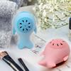 Novas Asas Silicone Baleia Escova Facial Manual Dupla Face Massageador Limpador Limpeza Facial Pequena Baleia Escova