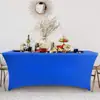 Fundas elásticas para mesa transfronterizas para uso en exteriores, con logotipos personalizables, diseños coloridos, adecuadas para conferencias, eventos y decoración de hoteles; disponible al por mayor