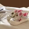 Sapatos Loafers Chunky de Nicho Originais para Mulheres, Novo Estilo Primavera 2026, Tênis Brancos Versáteis da Moda para Estudantes, Sapatos com Solado Grosso