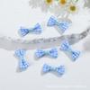 En stock, 2,8 cm, cuadros con lazo, accesorios de ropa para niños, accesorios de ropa, accesorios de peluche para bricolaje.