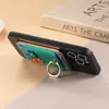 Adecuado para soporte de tarjeta magnética Magsafe de Apple, soporte de anillo, almacenamiento de flor de tarjeta con chapado, soporte de tarjeta magnética fuerte portátil