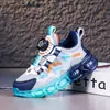 Zapatos infantiles transfronterizos primavera y otoño nuevos zapatillas deportivas transpirables zapatos de malla para niños niños de 6 a 12 años niñas zapatillas de correr versátiles de moda