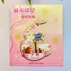 Imanes de Nevera Culturales y Creativos de Metal 3D de Guangzhou, Torre de Guangzhou, Salón Conmemorativo de Zhongshan, Parque Yuexiu Souvenirs para el Hogar