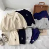 Conjunto de Sudadera Deportiva de Manga Larga con Cuello Redondo Estilo Coreano para Niños Primavera 2026, Conjunto de Dos Piezas de Ropa Infantil Fresco y Moderno Estilo Urbano