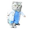 Traje de médico canino de origen transfronterizo, uniforme de policía, traje de transformación de mascotas, traje de selfie para mascotas