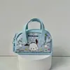 Bolso Pequeño Lindo, Cable de Datos, Cable de Carga, Audífonos, Monedero, Llavero de Kuromi de Sanrio, Bolsita Pequeña con Cierre