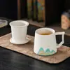 Taza de Agua de Negocios Jiangshan Regalo Logo Souvenir de Evento Corporativo Regalo de Reunión Anual de la Empresa para Clientes Regalo Conmemorativo de Aniversario