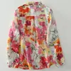 Cardigan Camisa Protector Solar Estilo Artístico Único y Hermoso para Primavera y Otoño 2026, Holgada, Delgada, Transpirable, Camisa Casual de Manga Larga para Mujer